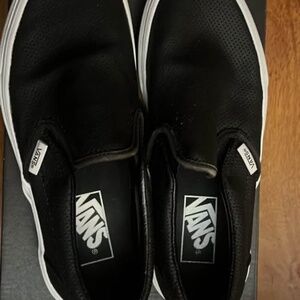 kids classic slip on Vanscanvas sneakers  for boys' size 4.5 or girls' size 6.